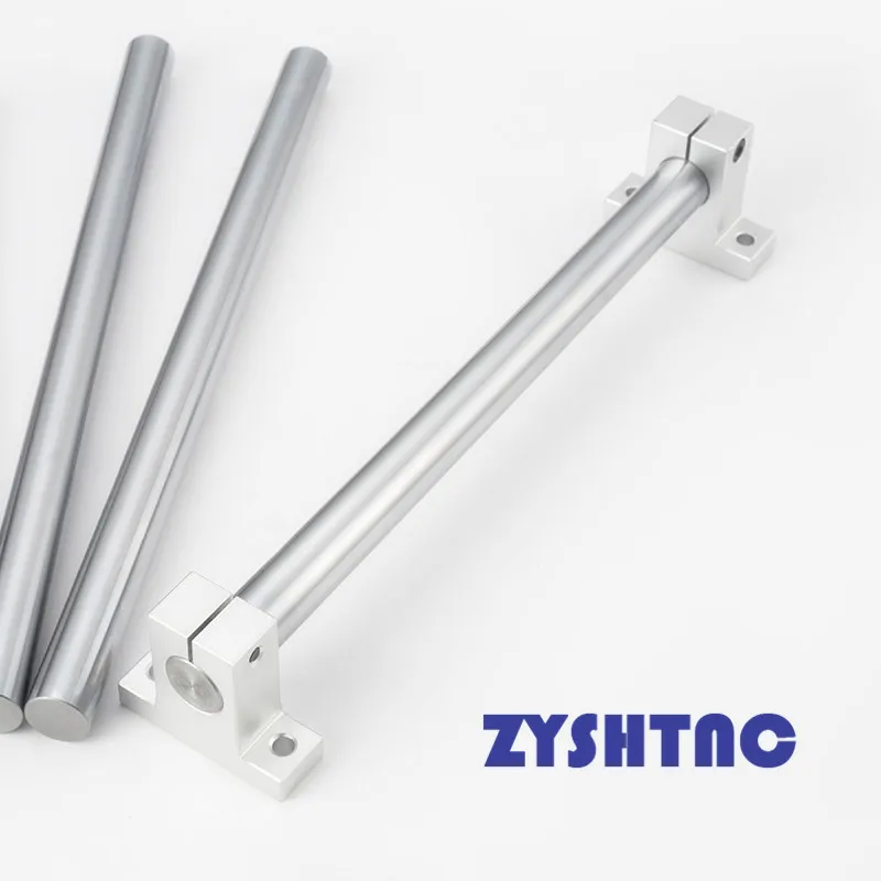 4pcs SK8 SK10 SK12 SK16 SK20 SK25 SK30 SK35 linear bearing rail shaft Support Linear Shaft Linear Rod CNC Router 3D printer Part