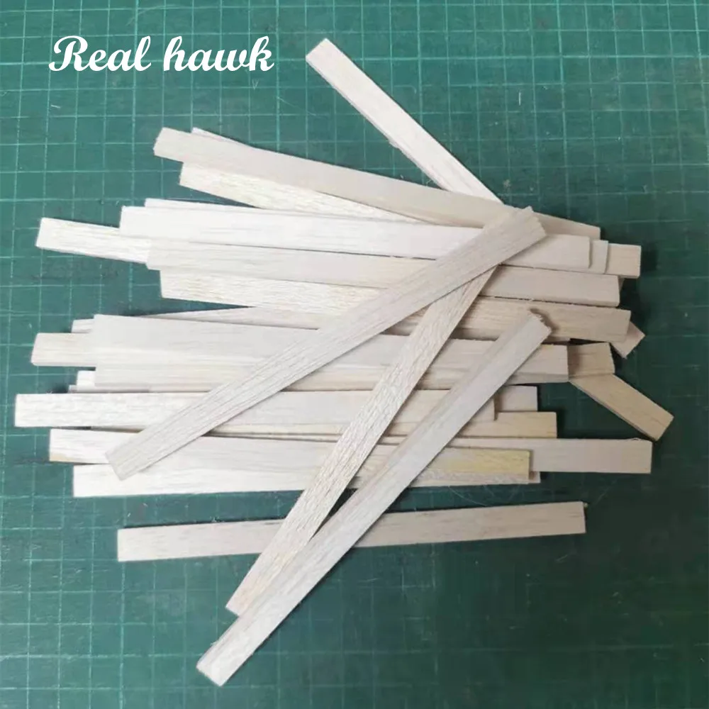 

200x20mm Rectangular Natural Balsa Wood Stick Woodcraft Flat Dowel For Kid Model Making DIY Craft Home Wedding Party Decoration