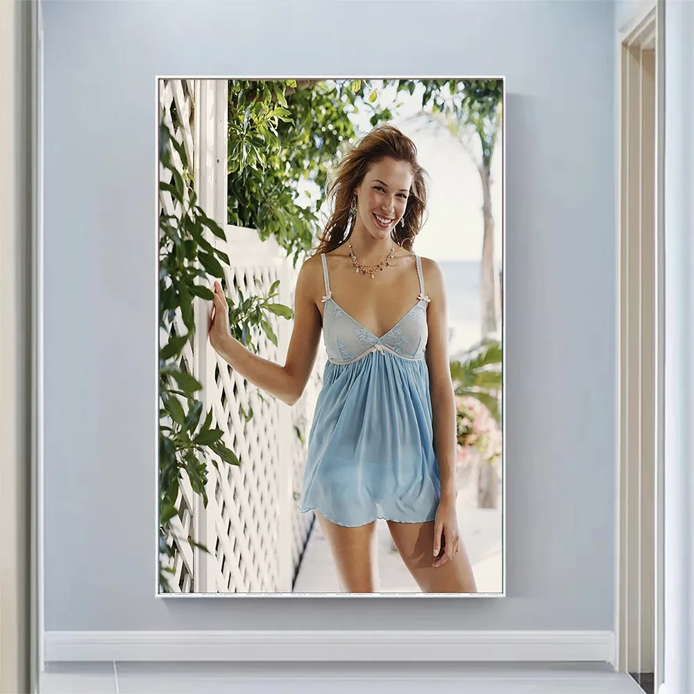 Amanda Righetti Sexy Model Pretty Girl Swimsuit Pose Wall Silk Cloth HD Poster Art Home Decoration Gift