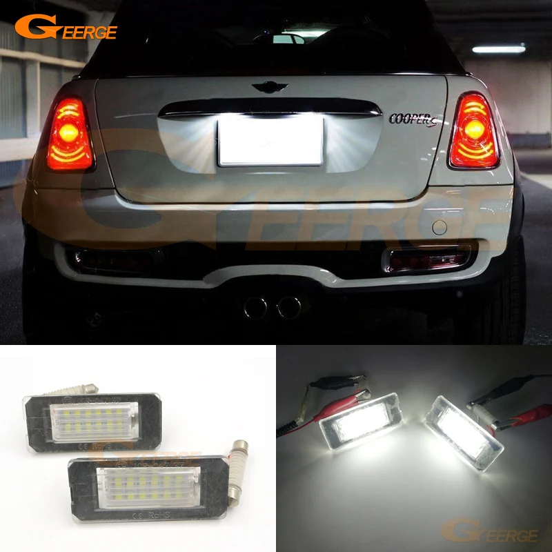 

For MINI Cooper R56 R57 R58 R59 2006 2007 2008 2009 2010 2011 2012 - 2014 No Error Ultra Bright Smd Led License Plate Lamp Light