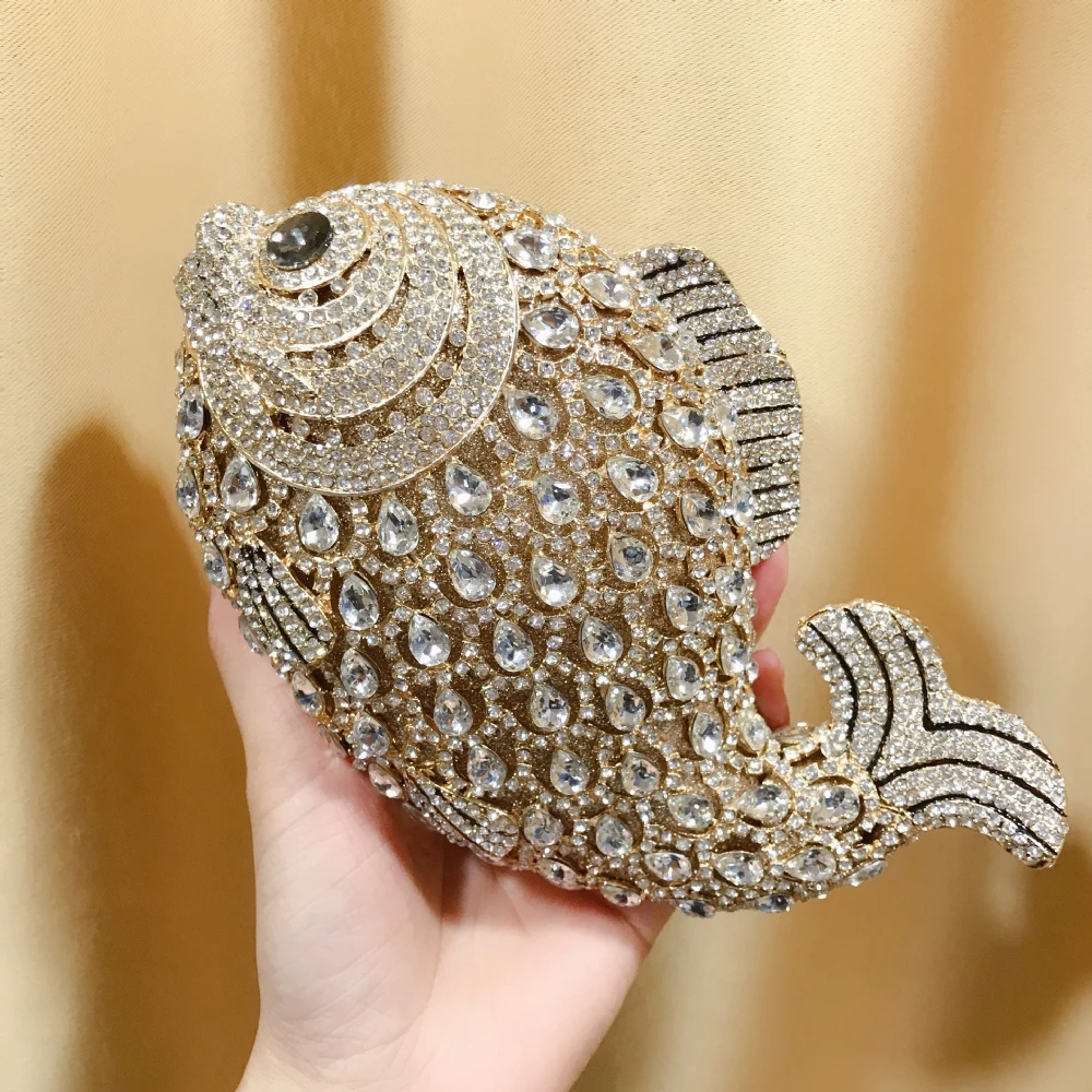 

DAIWEI New design clutch evening bags brand designer women purse soiree pochette Rhinestones crystal party clutch bags