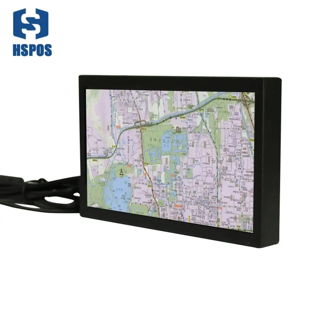 7 Inch Screen Small Dispaly Supplier Wholesale China Pos Display Monitor Mini VGA+AV+DC interface