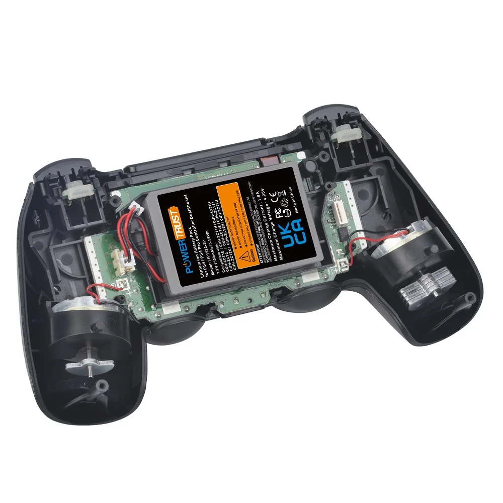 Para sony ps4/ps4 pro magro lip1522 & kcr1410 dualshock 4 v1 v2 controlador sem fio playstation gamepad 2000mah substituir a bateria