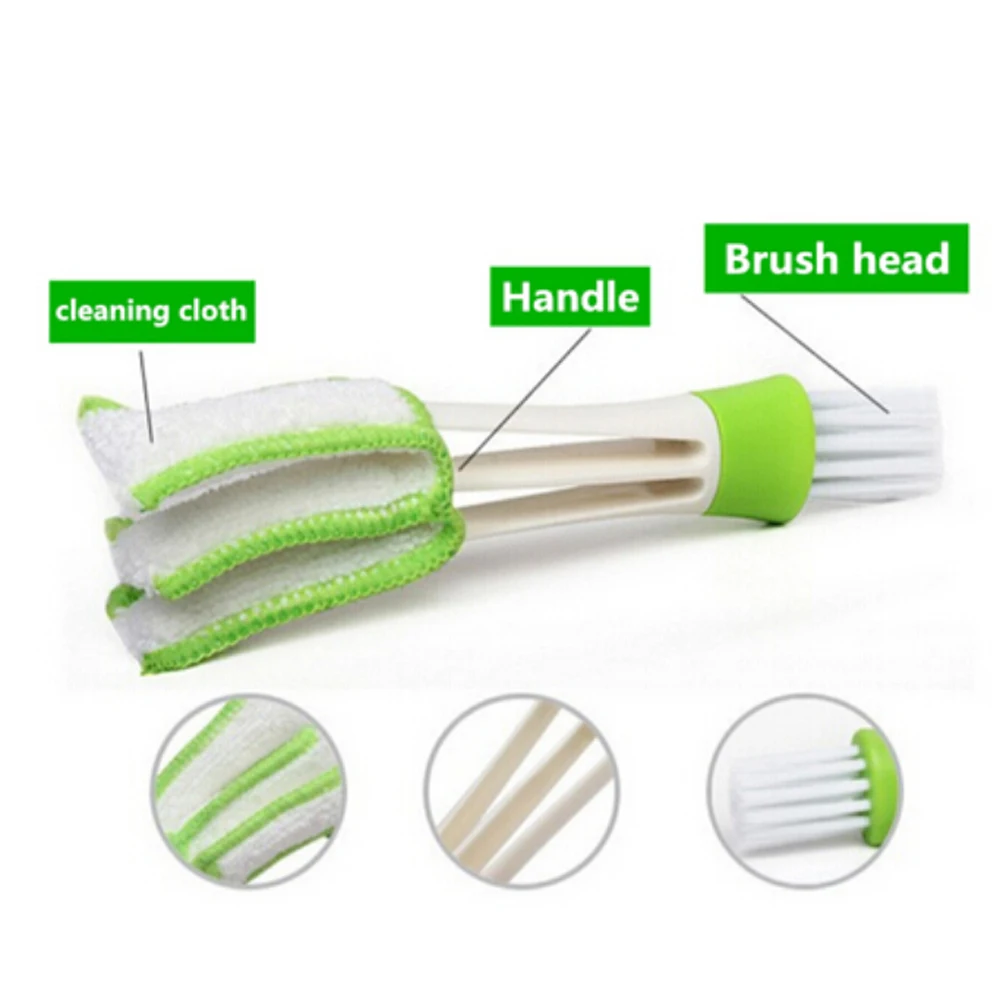 1 pcs Car Air Conditioner Vent Brush Microfibre Car Grille Cleaner  Brush  Auto Accessories Dust brush for instrument panel