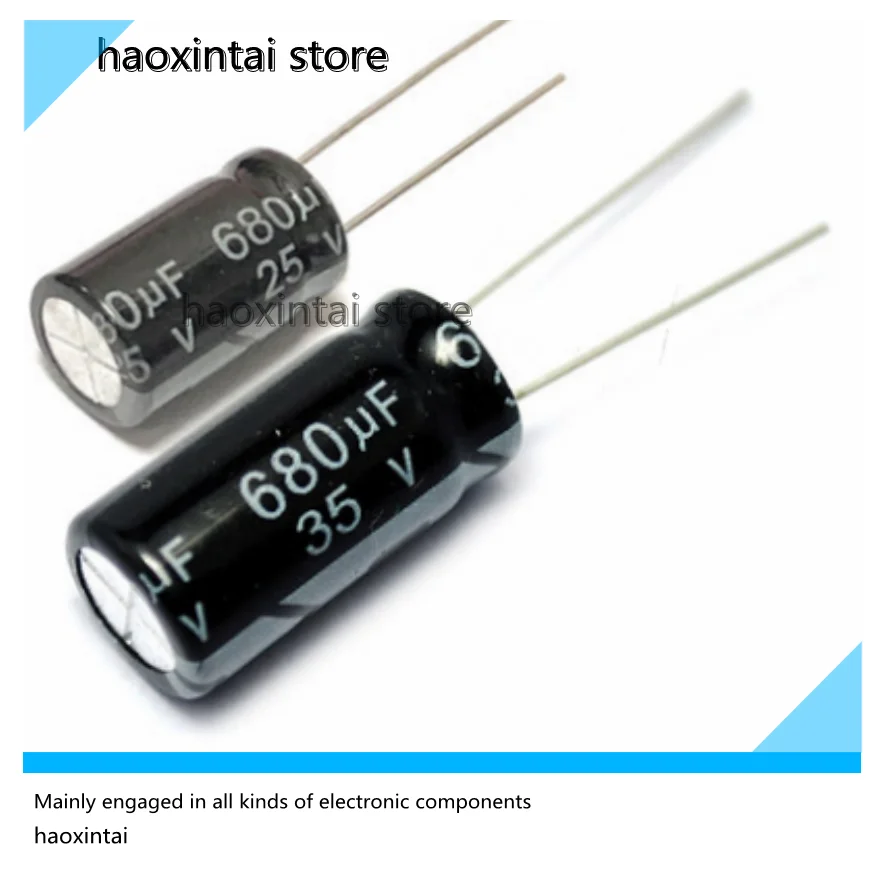 In-line aluminum electrolytic capacitor 680UF 10V 16V 25V 35V 50V 63V 450V 1000UF 10V 16V 25V 35V 50V 63V 100V