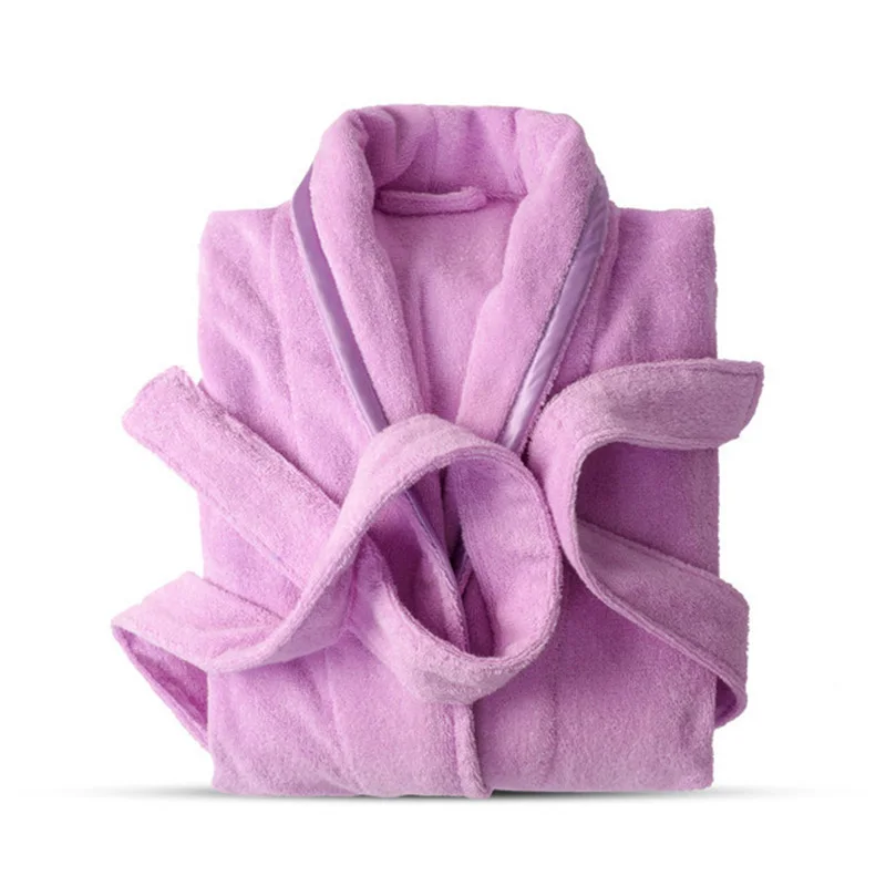 

Hotel Robe Cotton Loose Towel Material Unisex Bathrobe Bath Warm Yukata Kimono Winter Sexy Home Clothes Pijamas Women