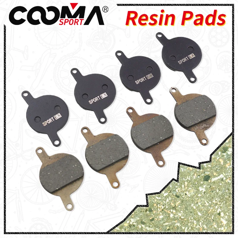 4 Pairs, Bicycle Disc Brake Pads for Magura Julie 2001-2008 Caliper, Sport EX Class, Resin