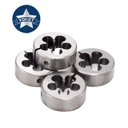 VOKET HSSE Metric Adjustable AR-D Threading Die M1 M1.2 M1.4 M1.5 M1.6 M1.7 M1.8 M2 M2.2 M2.3 M2.5 M2.6 Thread Round Dies