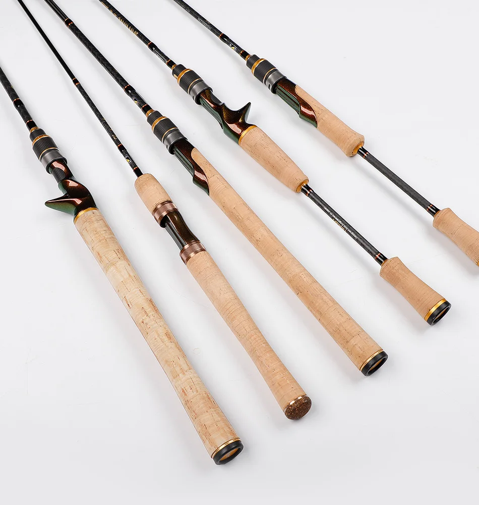 Noeby-ultraleichte Carbon-Angelrute, Forellen bass, ul, m, ml Fuji-Führung, Spinn gussrute, Süßwasser, Ufer, Boots fischer – Detail 17
