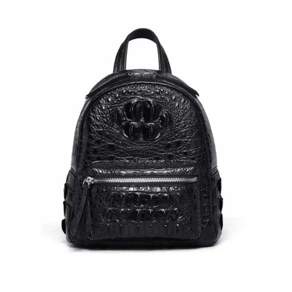 madun Thailand  crocodile  Female bag women backpack  female  backpack  To go out  fashion  trend  Female  crocodile bag