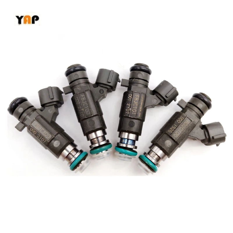 Fuel Injector (4) FOR Nissan Primera X-Trail P12 T30 QR20DE 2.0L L4 16600-5L700 FBJC100 1998-2016