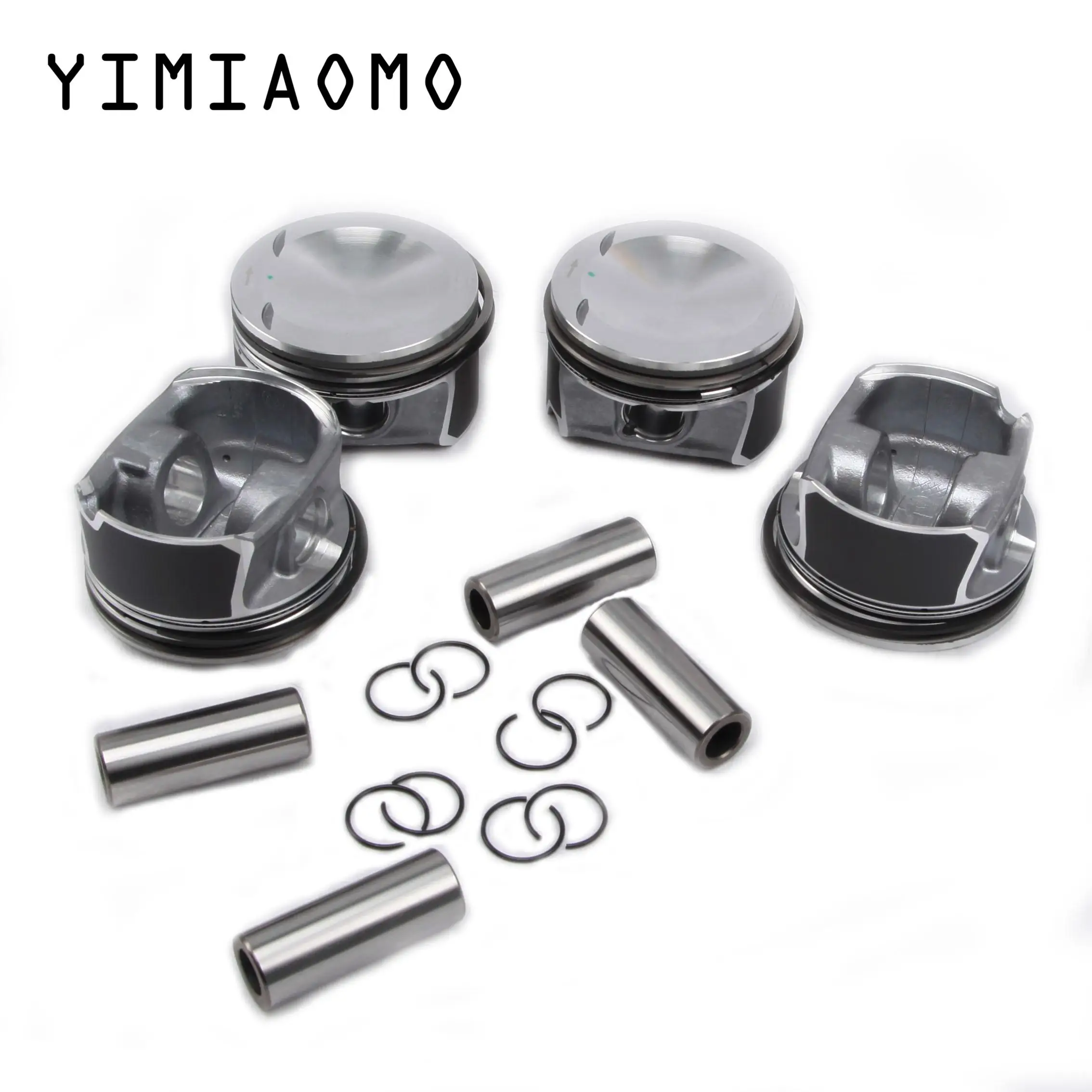 06D107066L Car Pistons & Rings Assembly Φ82.51mm / Φ21mm For VW Golf Scirocco 2.0 R AUDI S3 TTS 2.0TFSI Seat Cupra R 06D107066H