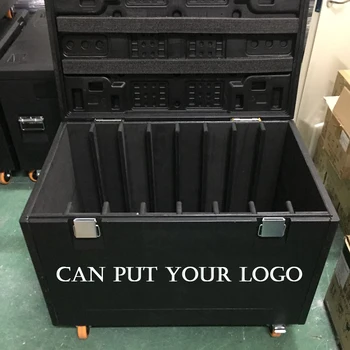 เที่ยวบินกล่องล้อสำหรับ LED เช่าตู้จอแสดงผล LED แผง500X500มม.8 IN 1