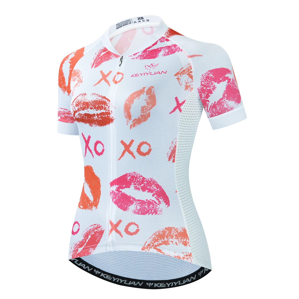 

KEYIYUAN 2023 New Summer Short Sleeve Cycling Jersey Women Bicycle Shirts MTB Clothing Bike Tops Camisa Ciclismo Feminina