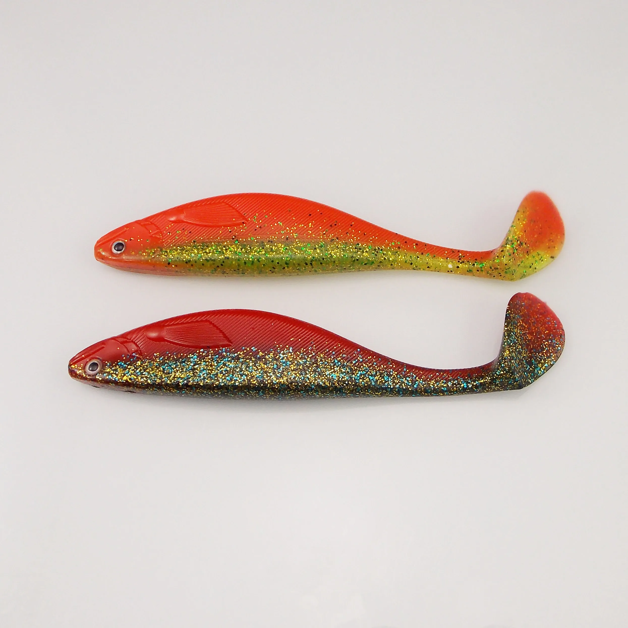 KESFISHING Swiming Fishing Lures Scot Shad 175mm Soft Big Bait Fishing Tackle Pesca Bass Pike Fish Shrimp Smell with Salts