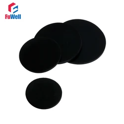 5pcs Flat Gasket Ring Black FKM Cushion Solid Plain Sealing Rubber Ring Gasket 10mm~50mm OD Flat Gasket Ring Washer