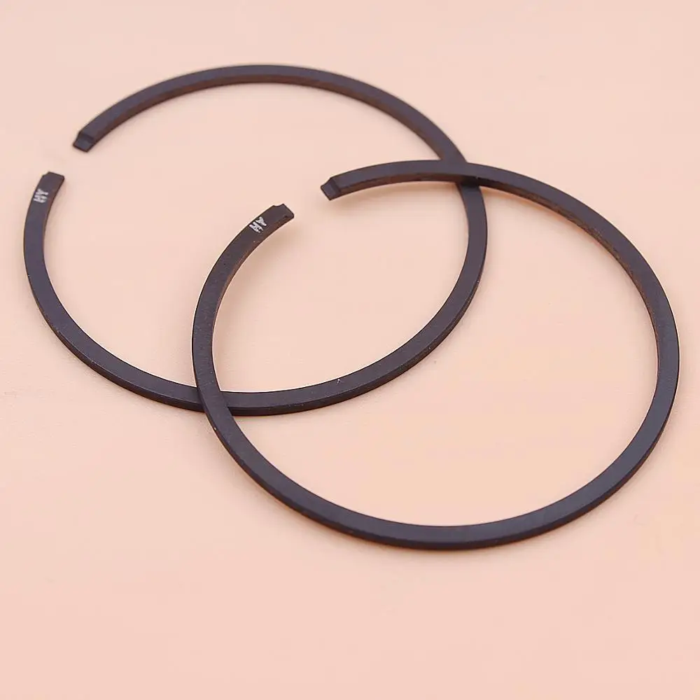 2pcs/lot 43mm x 1.5mm Piston Rings For Chainsaw Strimmer Mower Hedge Trimmer Engine Part