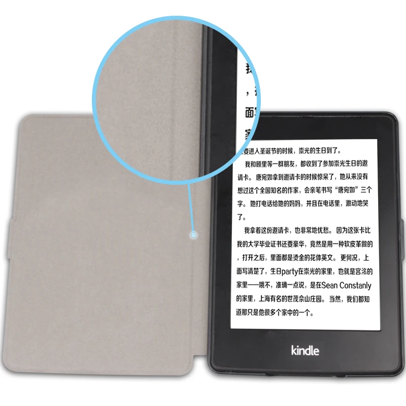 Smart Case for Kindle Paperwhite 7th Painted Magnetic Cover for Paperwhite 5/6th Generations Prior to 2018 Protective Shell