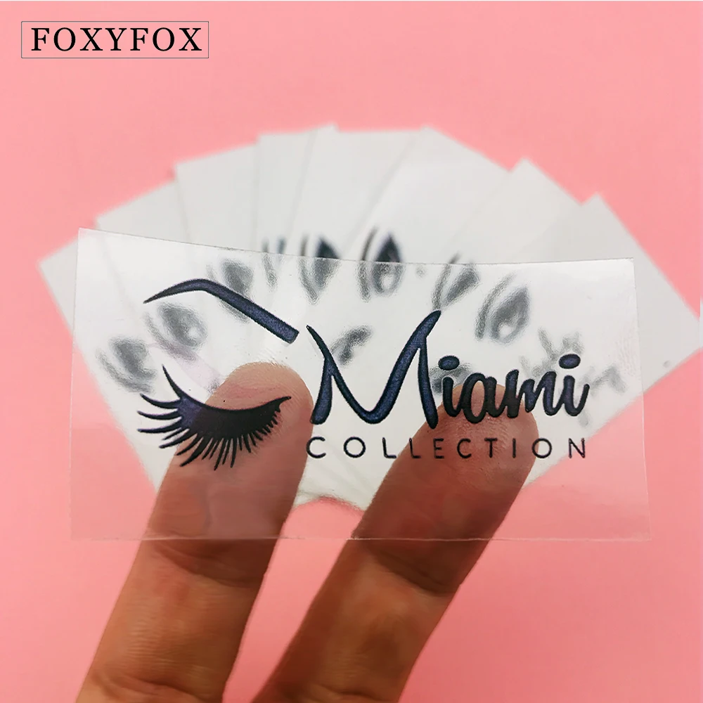 FOXYFOX Wholesale Stickers Private Labels for False Eyelash Packaging Box Lash Boxes Packaging Custom Logo 3d Mink Eyelash Case