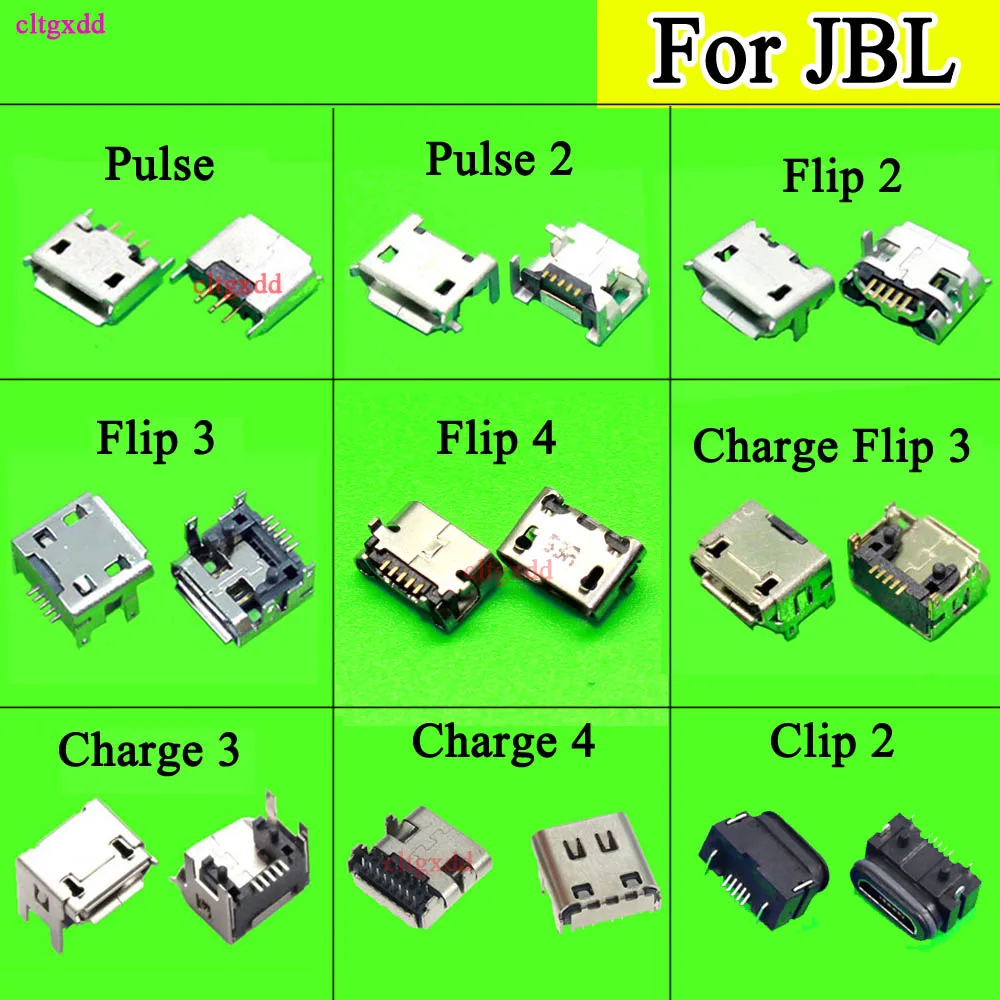 Do JBL Charge 4 FLIP 3 4 2 Pulse 2 flip4 clip2 Głośnik Bluetooth Mini Micro USB Jack Złącze ładowania Wtyczka zasilania Części naprawcze