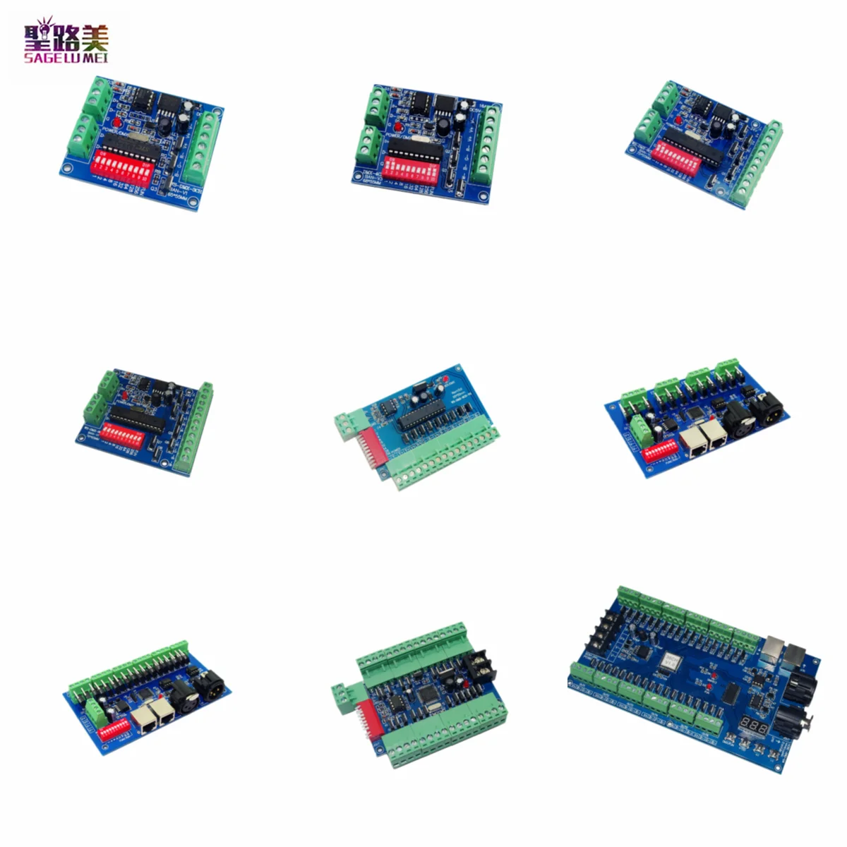 

DC5V 12V 24V 36V 3CH 4CH 6CH 8CH 9CH 12CH 18CH 27CH 36CH Channel LED DMX512 Controller Board LED DMX Decoder For Led lights lamp