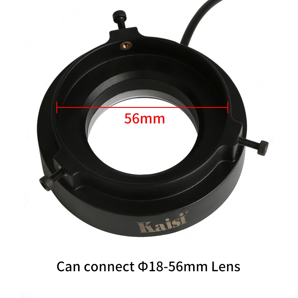 USB 72 LED Ring Light Microscope Illuminator Lamp Adjustable Focus Lamp For Monocular Binocular Trinocular Stereo Microscope