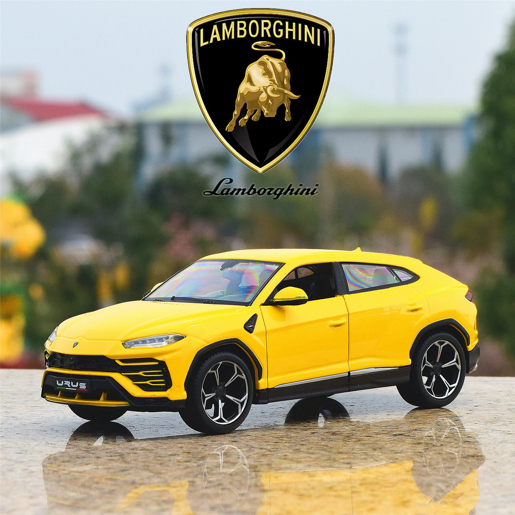 Maisto 1:24 Lamborghini Urus SUV gray simulation alloy car model toy collection gift