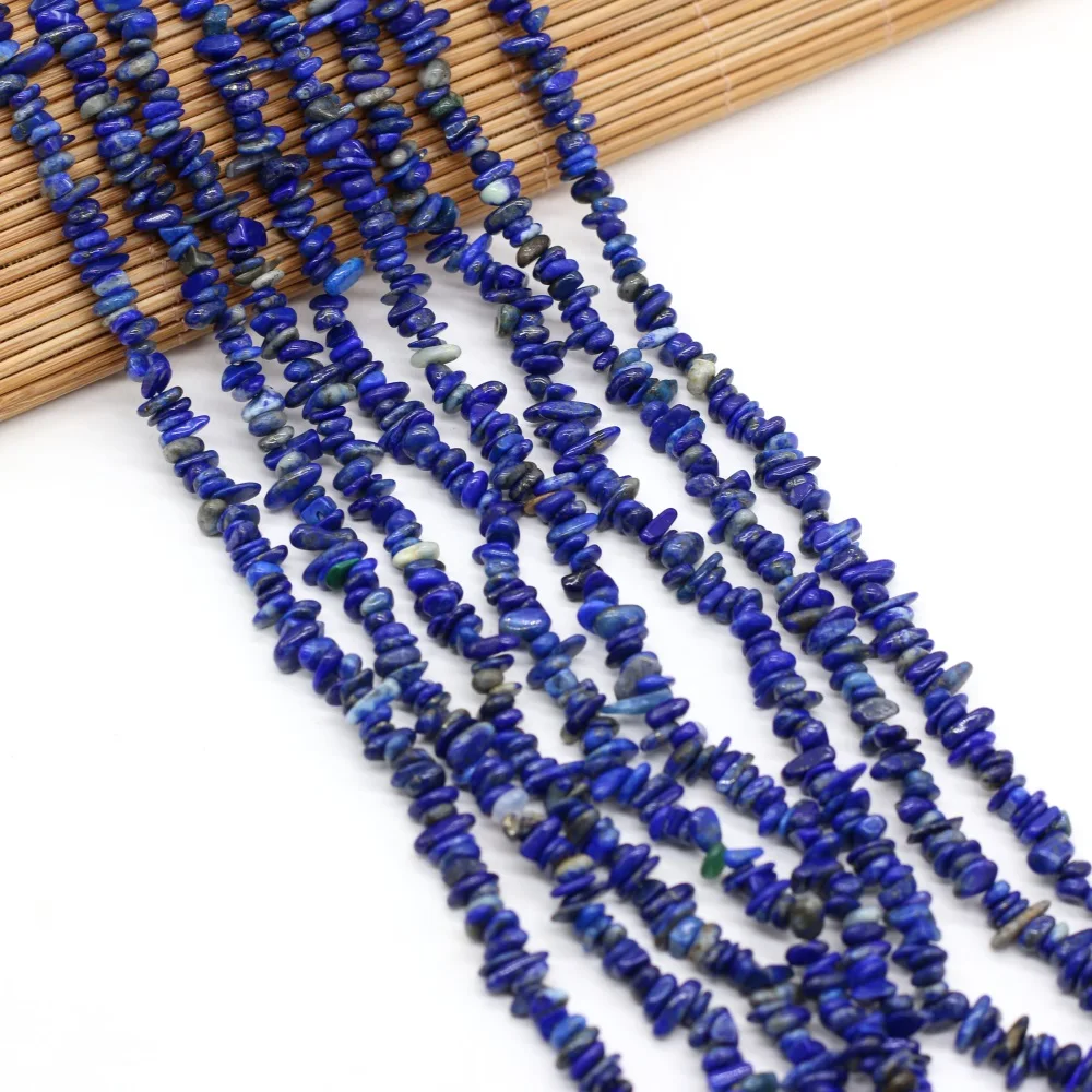 Natural Stone Crystal Beads Lapis lazuli Malachite Gravel Stone Chip Bead for Jewelry Making DIY Necklace Bracelet Accessories