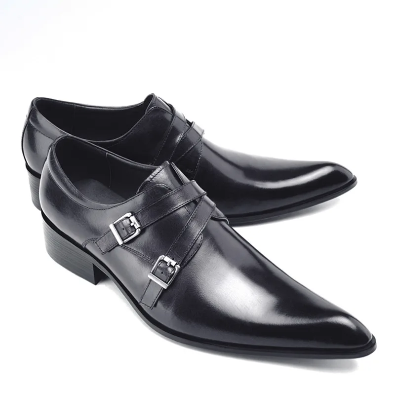 Italian Men Oxford Shoes Genuine Leather Men Dress Shoes Plus Size Office Business Wedding Formal Shoes Men