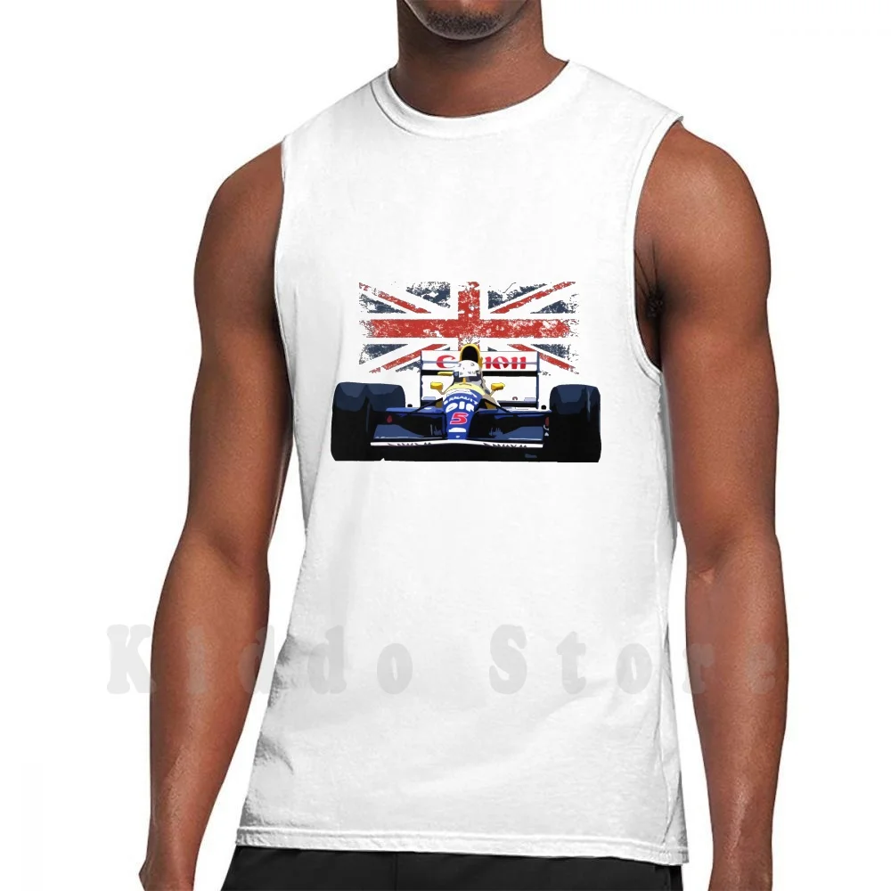 

Williams Fw14 Nigel Mansell British Grand Prix Tank Tops Vest Sleeveless Grand Prix Race Ayrton Senna Senna