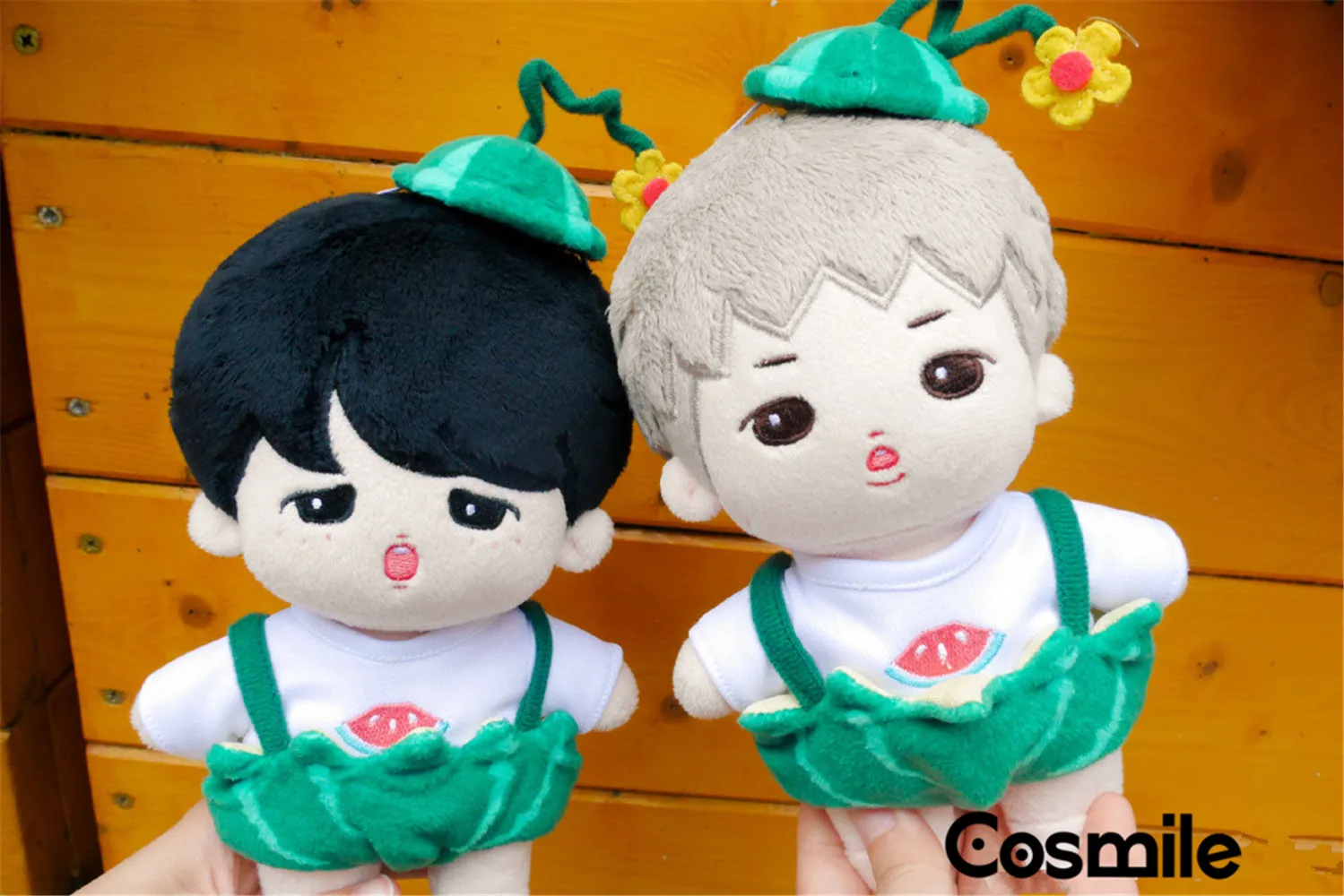 

Cosmile New JIMIN Hyun Kpop Star Watermelon Clothes Outfit For 20cm Doll Toy Clothing Cosplay Gift C QC