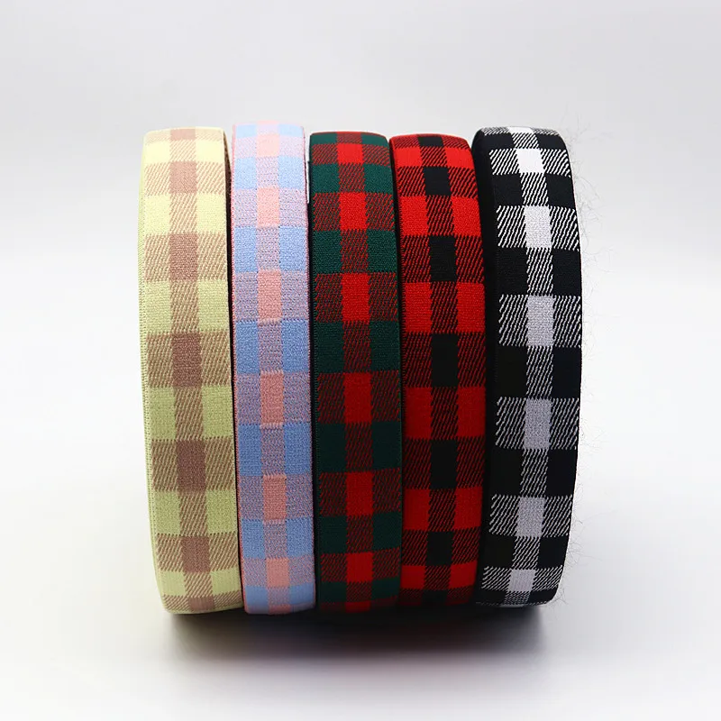 25mm Square Elastic Band, Elastic Waist Belt Elastic Webbing Suitable for Sewing Accessories of Shoes, Hats, Clothing and Bags