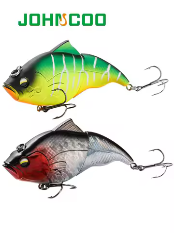 JOHNCOO 115mm Vibration SW Floating Fishing Lure Lipless Crankbaits Sinking Hard Lure Artificial VIB Bait Bass Fishing Lures