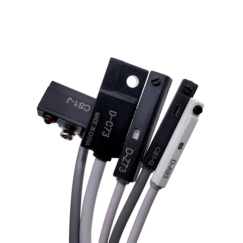 5PCS CS1-G Pneumatic Cylinder Magnetic Sensor Reed Switch DC/AC 5V - 240V Second line normally open