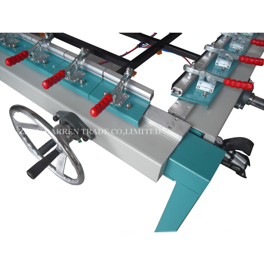 1PC Hand wheel single chuck machinery stretcher machine,NA106 net head tension device machine Net area 1500*1200mm