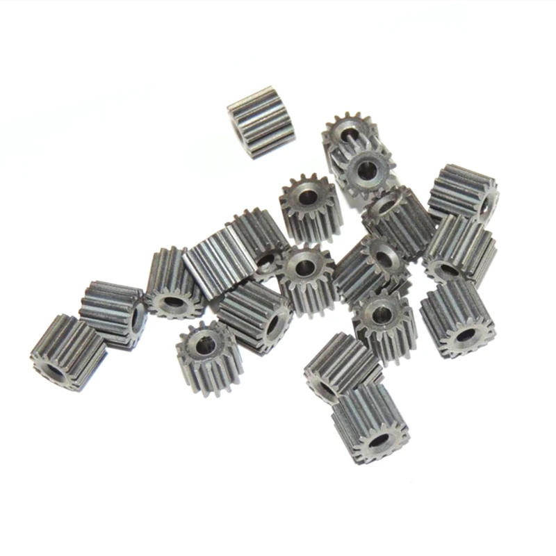 0,4 M 8/9/11/12/14 dientes 2,0mm engranaje de reducción de Metal engranaje de salida de Motor modelo DIY