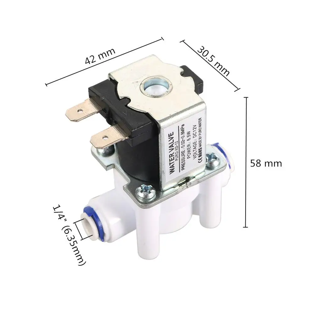 Normally Closed Electric Water Solenoid Valve 1/4\