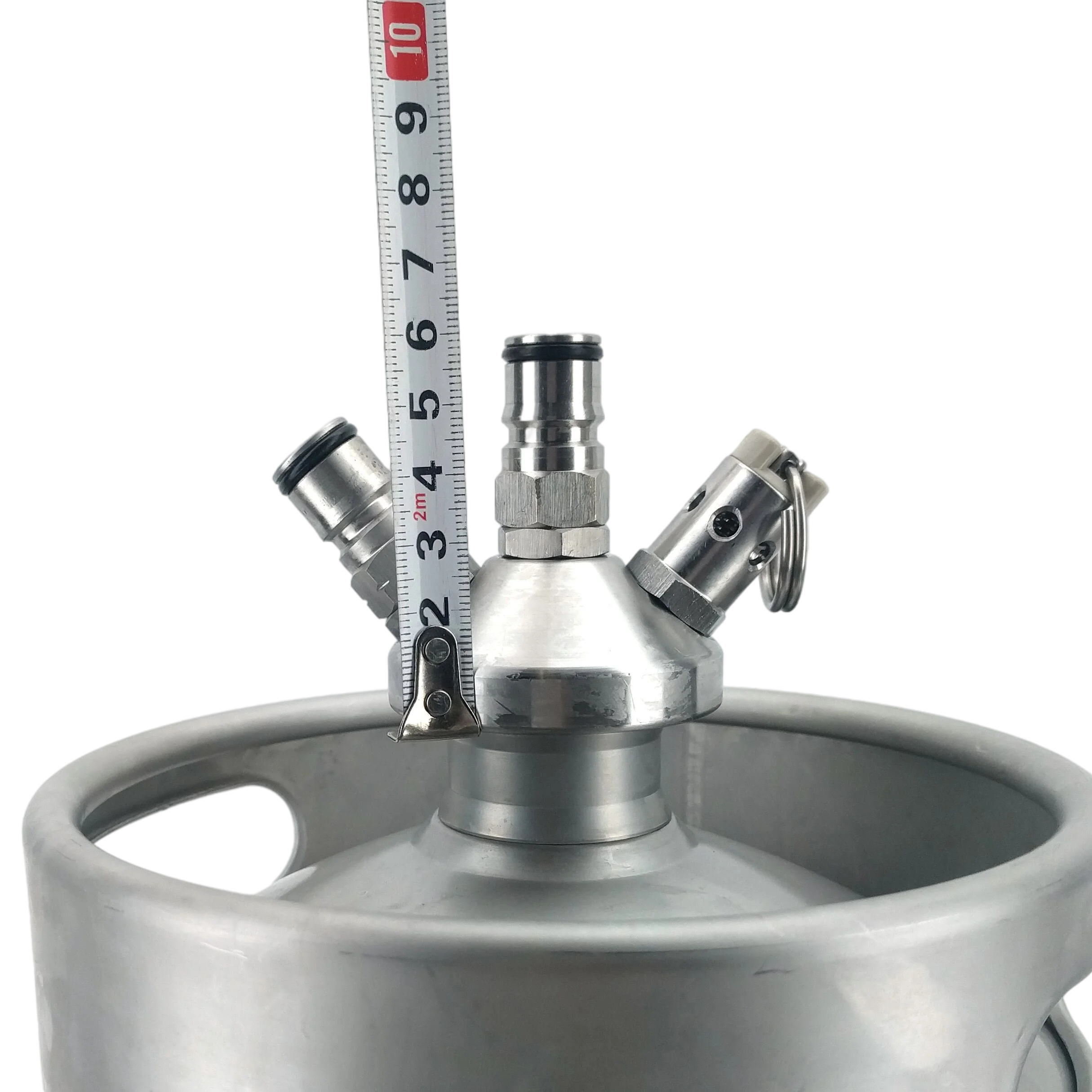 KegLand Mini Keg - Ball Lock Tapping Head (with Silicone Dip Tube) Beer Home Brewing