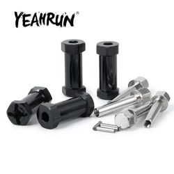 YEAHRUN Alloy 12mm Hexagon Extension Offset Hex Adaptor Wheel Hub 15/20/25/30mm for Axial SCX10 WRAITH 1/10 RC Crawler Car Parts