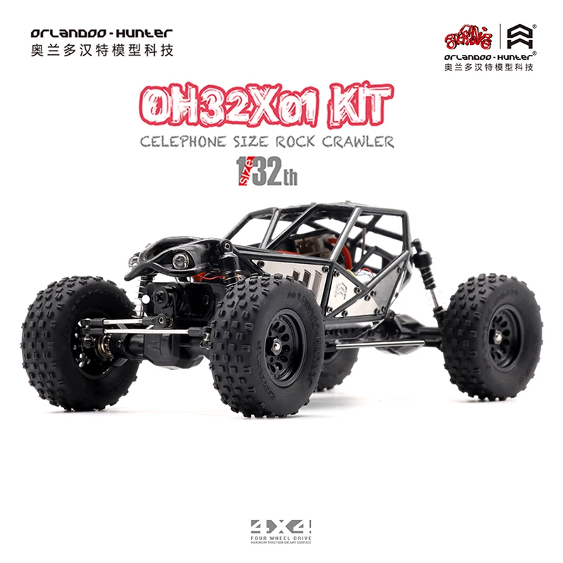 Orlandoo Hunter 1/32 Pipe Off-road Climbing RC Car OH32X01 KIT DIY