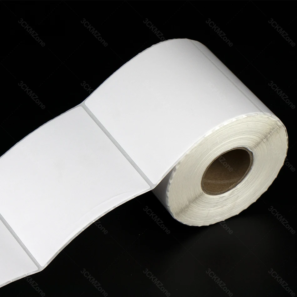 4 inch Thermal Labels Paper Sticker Shipping Barcode Adhesive Roll White 100*100mm 100*150mm Stand Holder for Label Printer