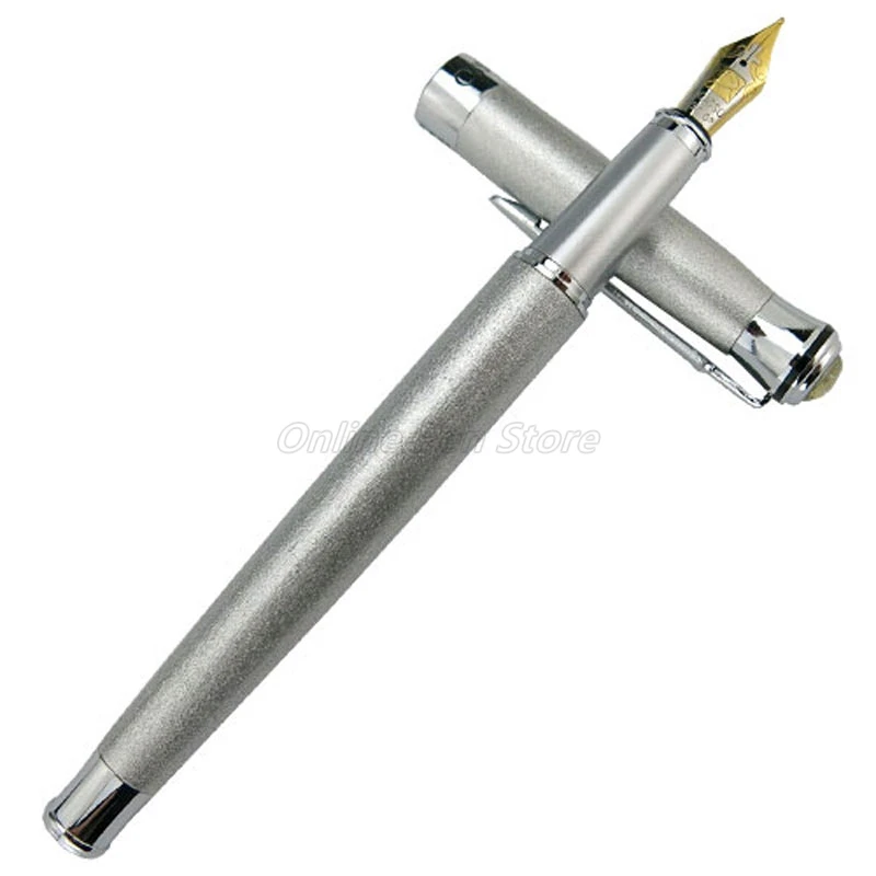 Picasso 903 Complete Silver Sweden Flower King Metal Fountain Pen 22KGP Medium Nib Professional Stationery Writing Gift Pen