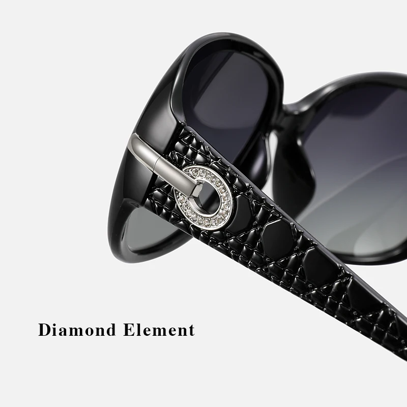 PARZIN Oversized Polarized Sunglasses Women Vintage Oval UV400  Protective Ladies Glasses Retro Fashion Travel Gafas De Sol