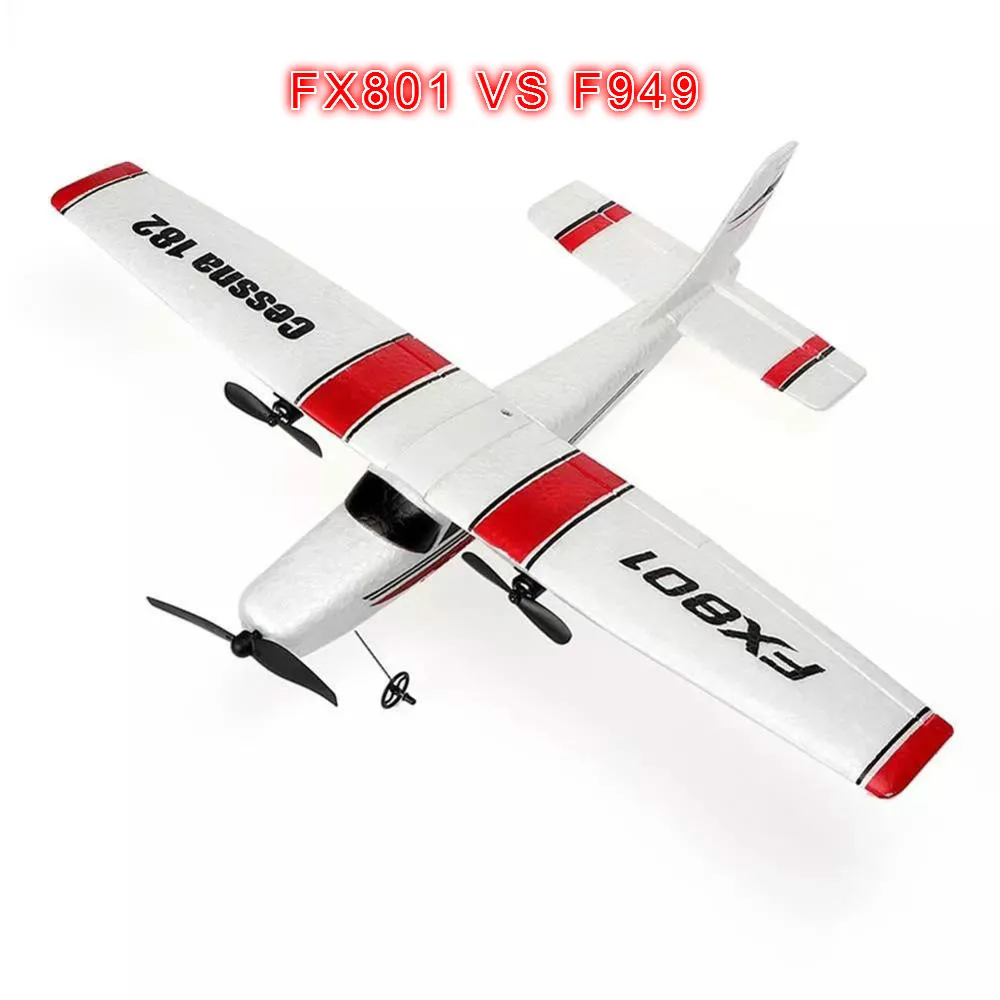 

FX801 RC Plane EPP Foam Glider Airplane Gyro 2.4G 2CH RTF Remote Control Wingspan Aircraft Funny Boys Airplanes Toys