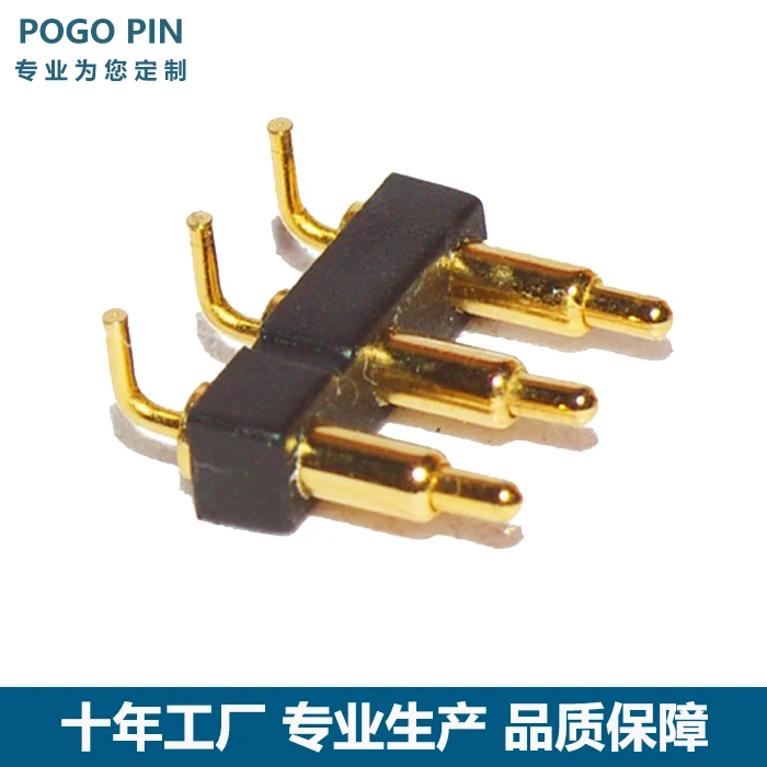 Spring Thimble Connector Bending Antenna Thimble Pin Socket Bluetooth Ear Charging Test Pin POGOPIN