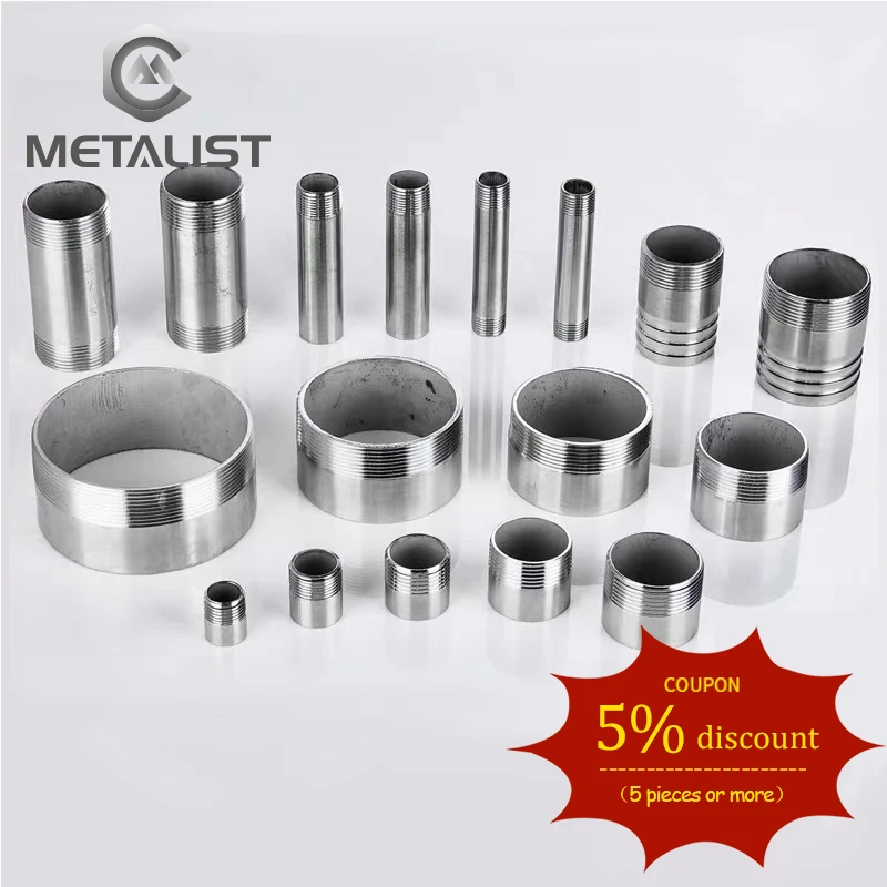 

METALIST BSP DN6-DN65 SS304 Stainless Steel Saitary Male x Male Threaded Union Connector Pipe Fittings