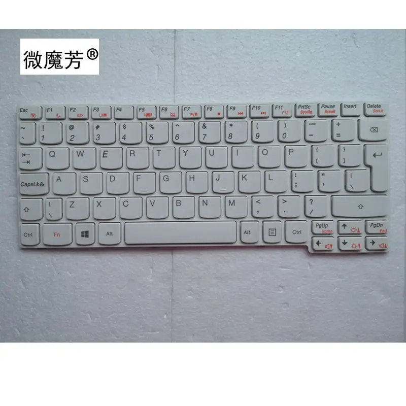 

UI white New English Replace laptop keyboard For Lenovo S10-3 S10-3S S100 M13