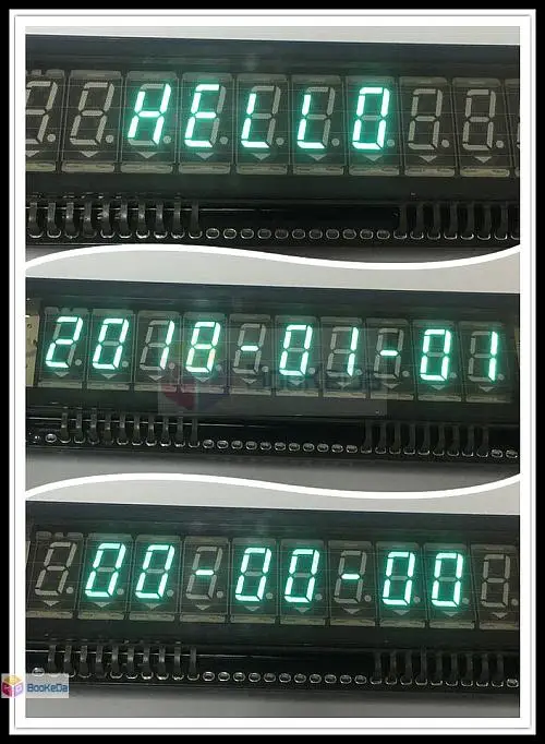 

VFD Display 10 Digit Segment Code Decimal Point VFD Display Module Digital Tube 8 Word Serial Port