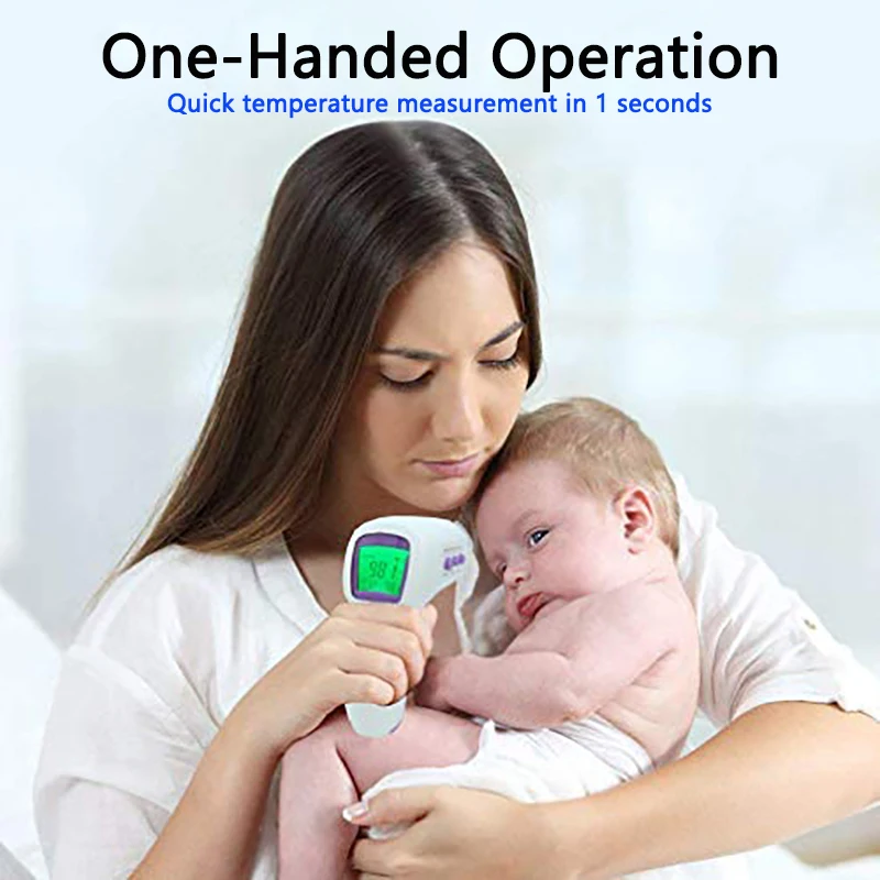 Portable Non-contact Infrared Thermometer for Forehead Infant Adult Medical Digital Display Body Health Measurement Device