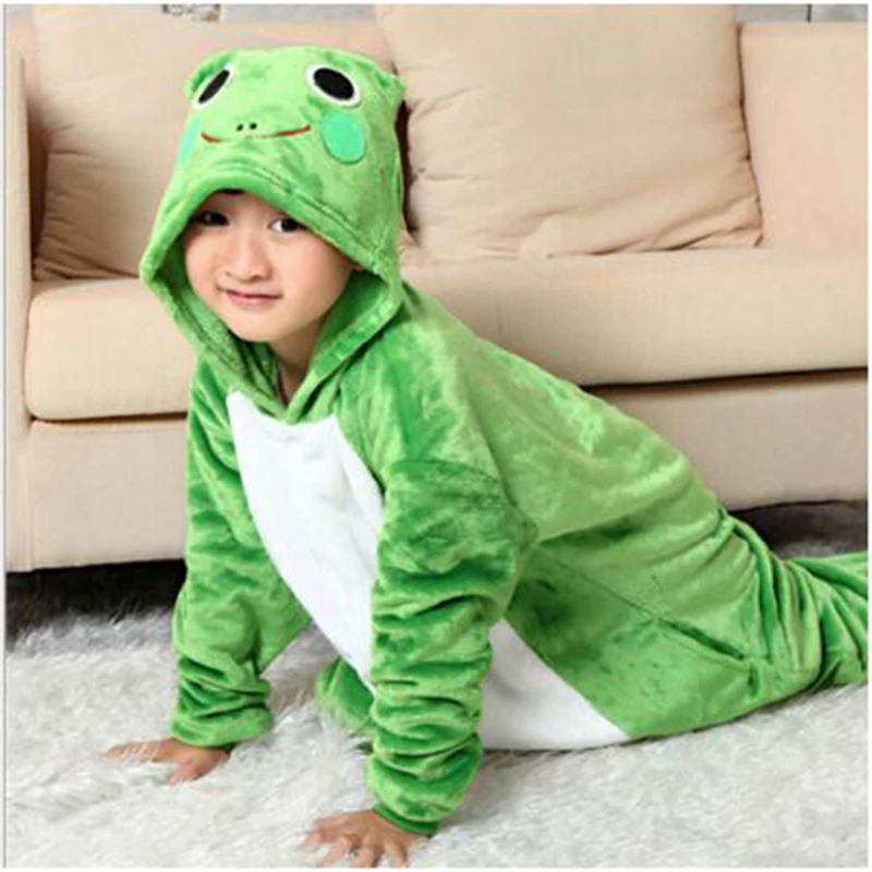 New Children Pajamas Winter Sleepwear Boys Onesies Girls Pyjama Set Cute Stitch Unicorn Skeleton Animal Kids Pijamas Jumpsuit